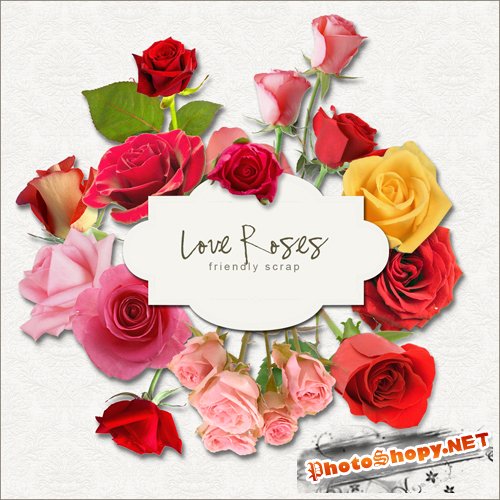 Scrap-kit - Love Roses #1
