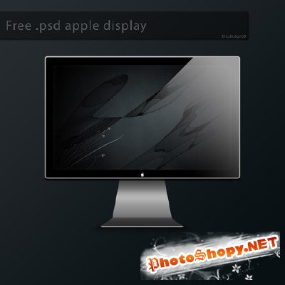 Free psd apple display