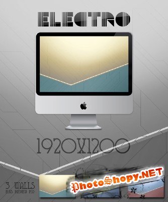 Electro wallpaper psd
