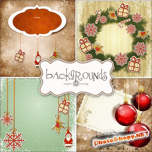 Textures - Christmas Backgrounds #2