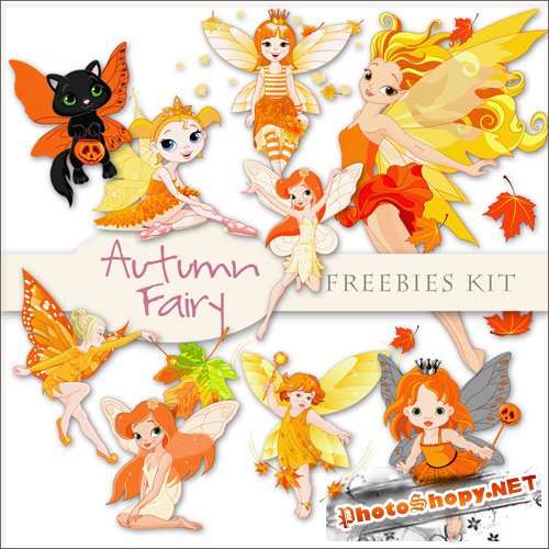 Scrap-kit - Autumn Fairy