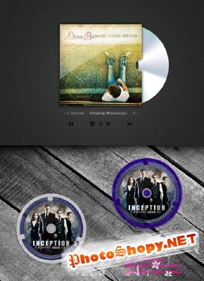 CD-Album Psd and dvd new plastic