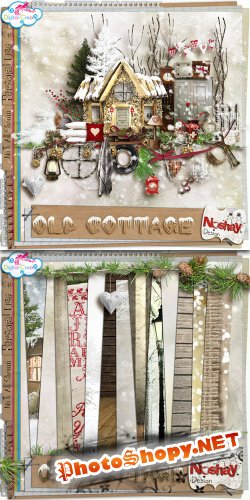 Scrap-set - Old Cottage by Noshay