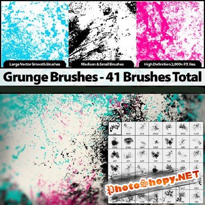 41 Grunge Brushes