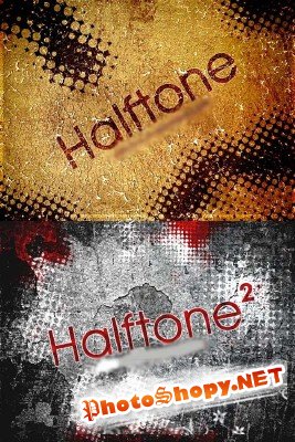 Halftone brushes set 1,2