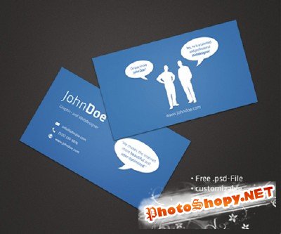 Speech Bubble Business Card