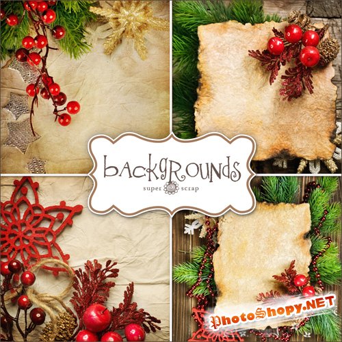 Textures - Christmas Backgrounds #9