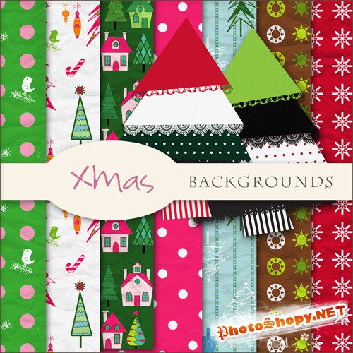 Textures - Christmas Backgrounds #21