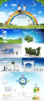Collection of Beautiful  PSD Sources  2011 pack # 62