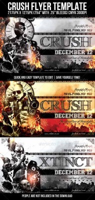 Crush Flyer Template