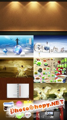 PSD collection for Photoshop 2011 pack # 81
