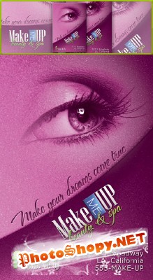 Beauty Salon Flyer Psd for Photoshop