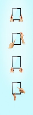 Graphicriver - Hands on the tablet template