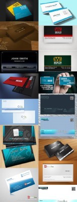 New Collection Business Cards 2012 for Photoshop