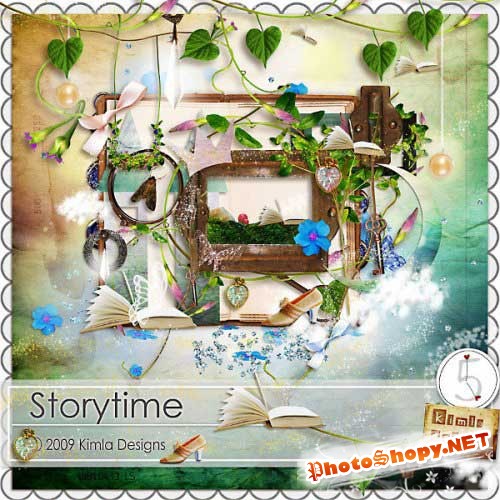 Сказочный детский скрап набор - Время истории. Scrap - Storytime