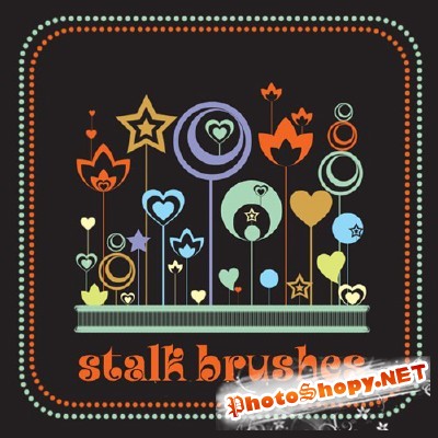 Stalks Brushes Set for Photoshop