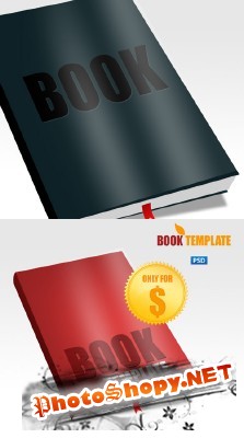 Book Template Psd for Photoshop