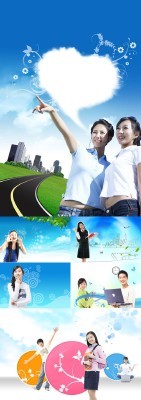 Collection Lovely Psd Girl Source Pack 11 for Photoshop