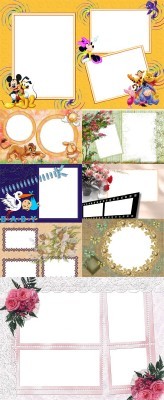 Collection of Spring Photo frames pack 48