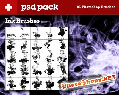 Exclusive Brush Pack – 25 Ink Brushes