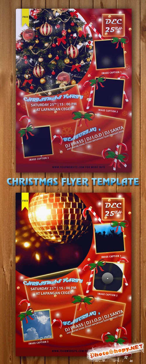 Christmas Flyer/Poster PSD Template V.1
