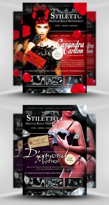 Stiletto Flyer Template PSD