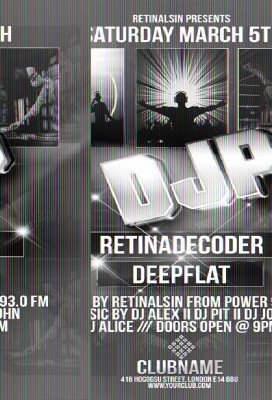 DJ Flyer Template PSD