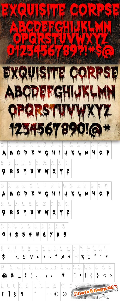 Exquisite Corpse TrueType Font