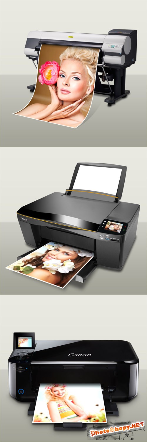 Printers Mock Up PSD