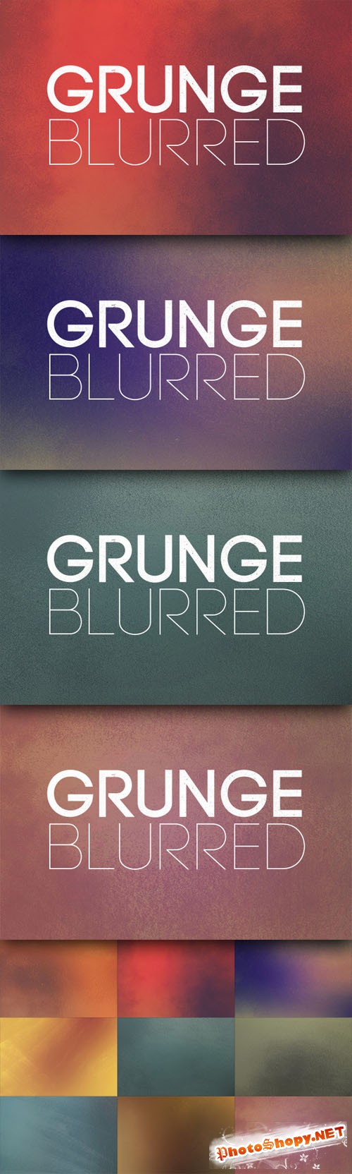 CreativeMarket - Grunge Blurred Backgrounds