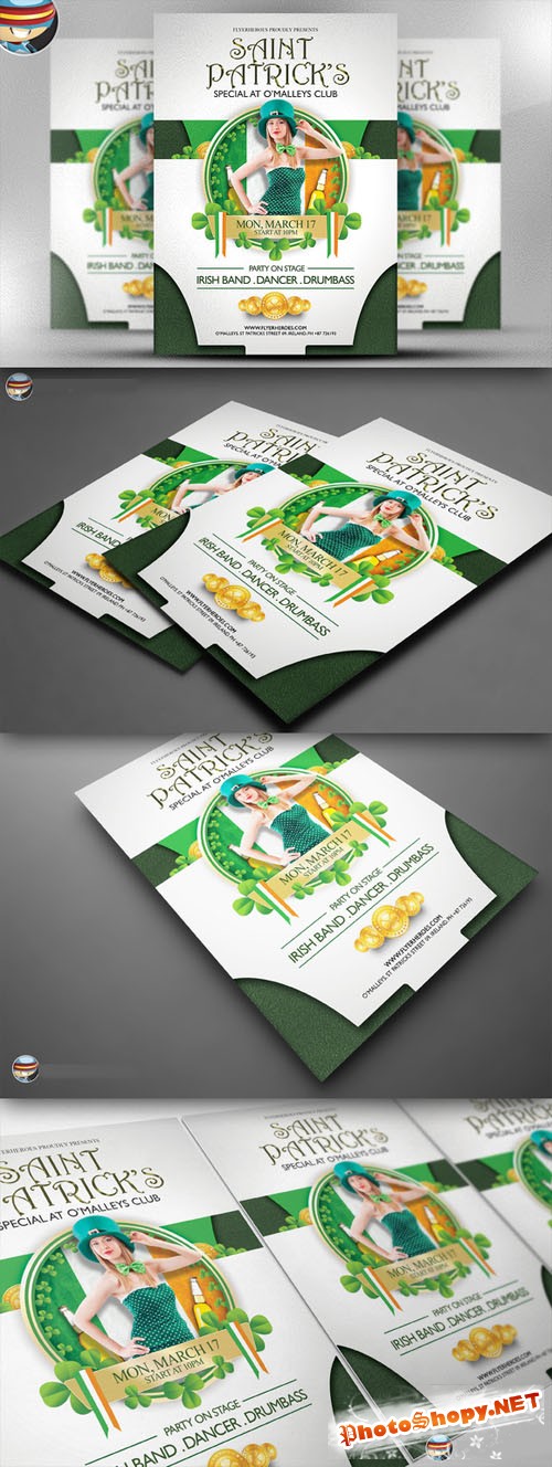 CreativeMarket - O'Malley's St. Patrick's Special PSD
