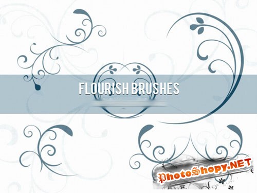 Flourish Photoshop ABR Brushes