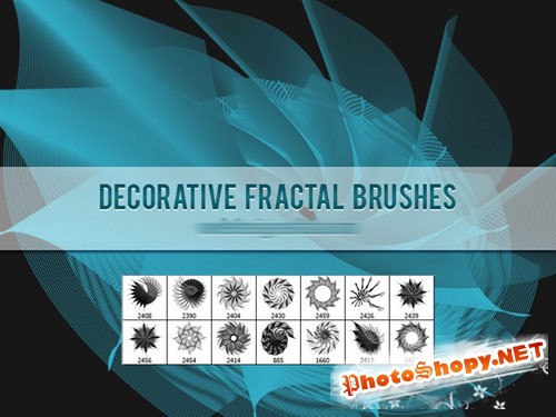 Decorative Fractal Photoshop Brushes Vol. 2