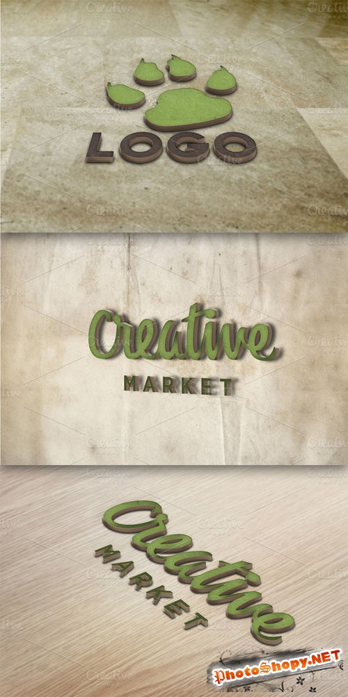 CreativeMarket - Realistic Logo Mock Ups 18753