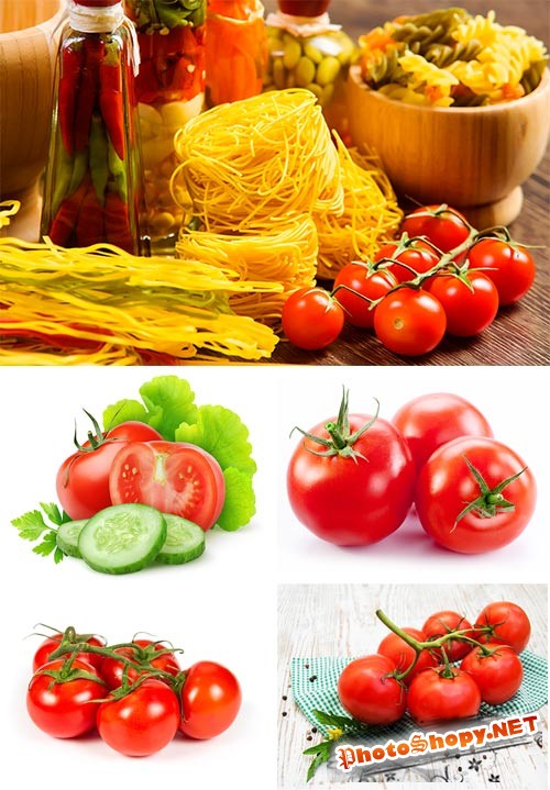 Аппетитные томаты - растровый клипрт