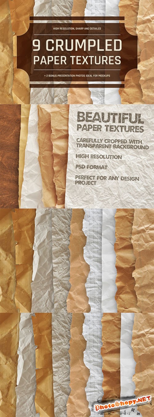 CreativeMarket - Crumpled Paper Textures