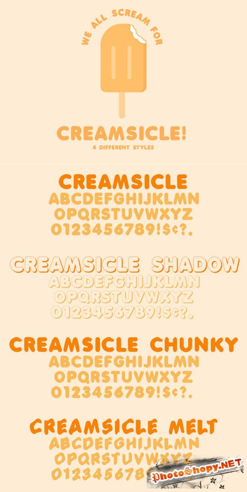 Creamsicle - 4 Flavors - CM 22773