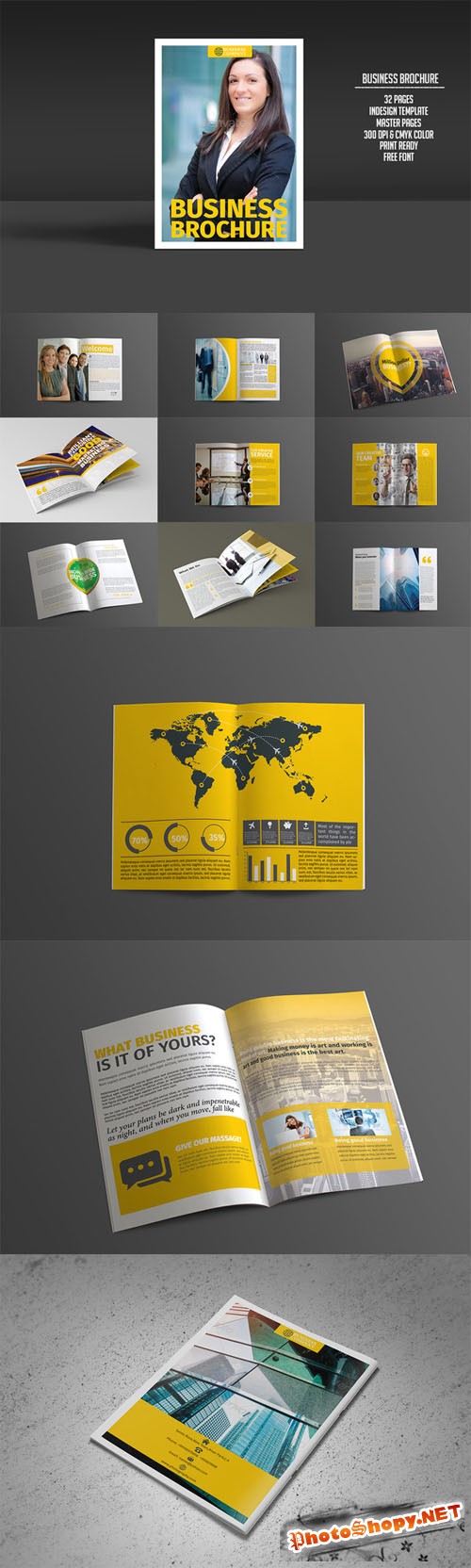 Business Brochure 32 Pages - Creativemarket 196724