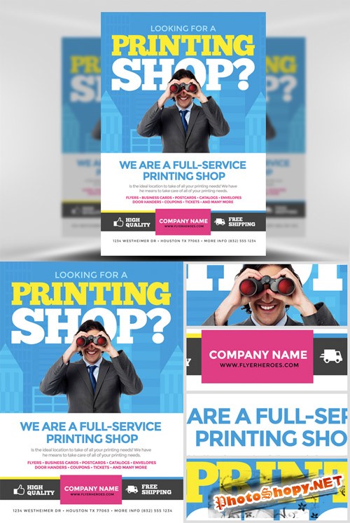 Printing Services Flyer Template