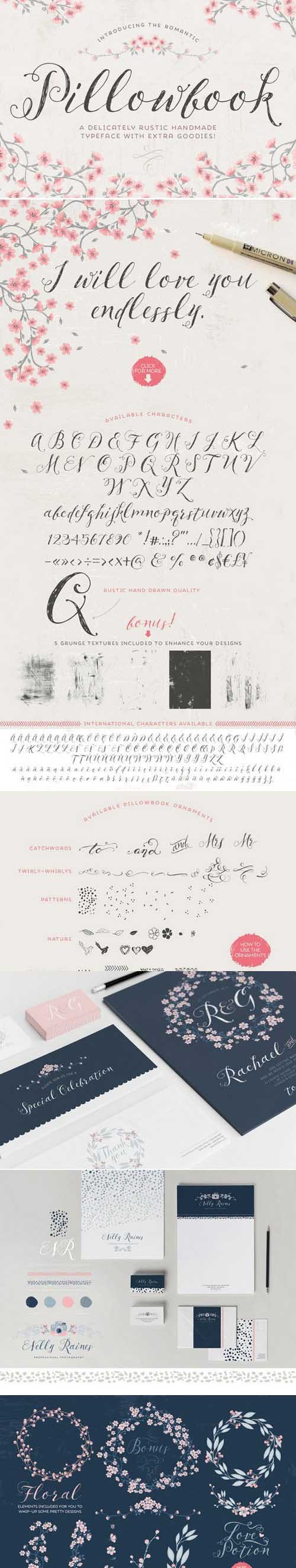 Pillowbook Typeface Font
