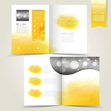 Brochure Template Design #4 - 25 Vector