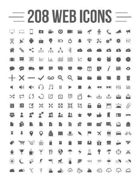 Flat Icons #40 - 25 Vectors