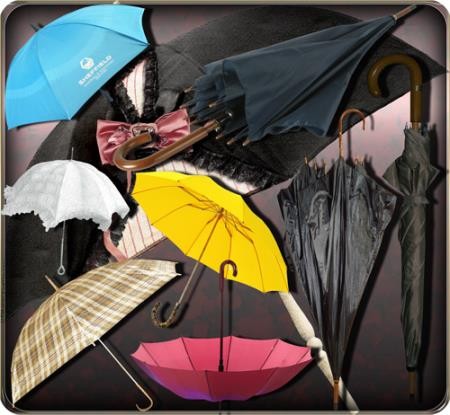 Клипарты для фотошопа - Стилные зонты