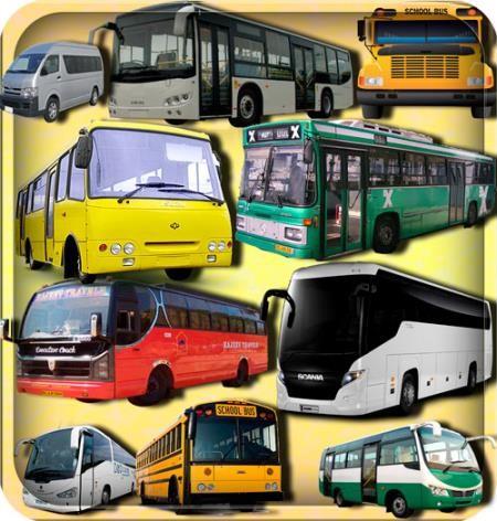 Png клипарты - Пассажирские автобусы